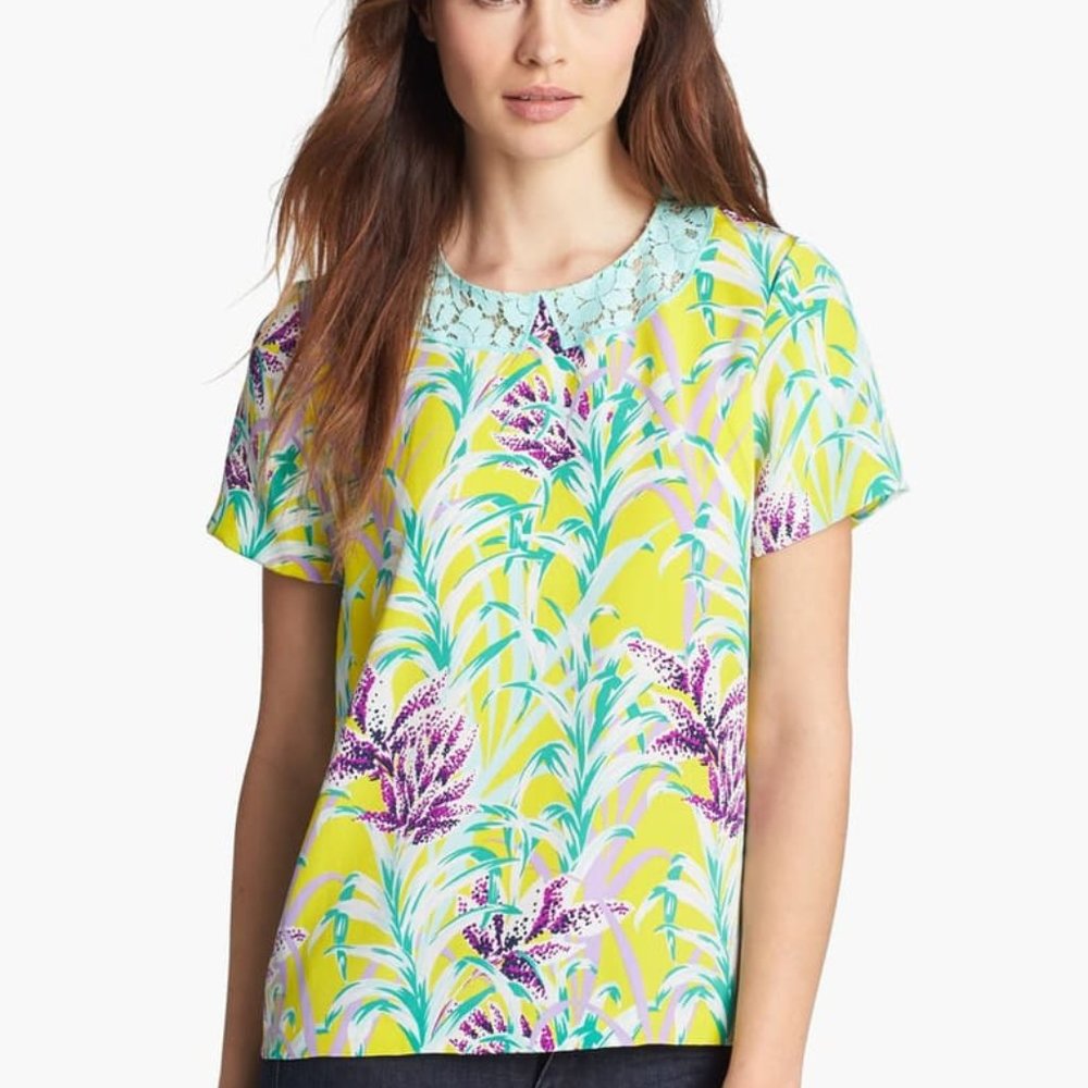 Kate Spade Rosyln Silk Top